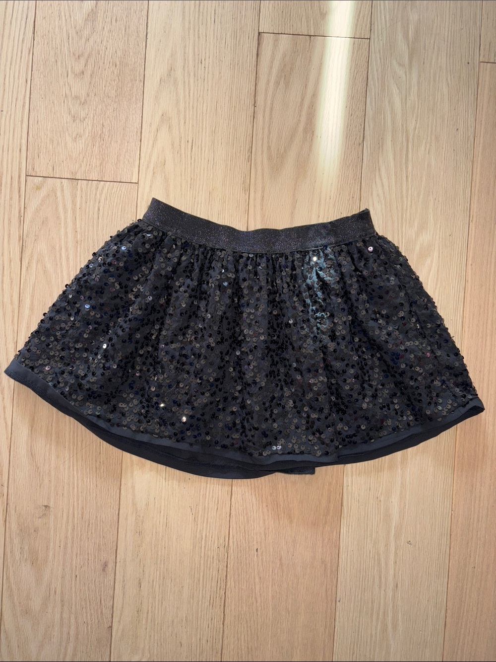 Cat & Jack Black Sequin Skirt